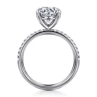 Gabriel & Co 8.5 Engagement Ring 14K White Gold Contemporary ER16570R10W44JJ