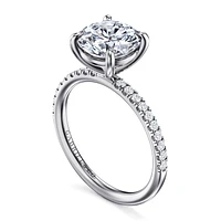 Gabriel & Co 8.5 Engagement Ring 14K White Gold Contemporary ER16570R10W44JJ