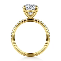 Gabriel & Co 8.5 Engagement Ring 14K Yellow Gold Contemporary ER16570R10Y44JJ