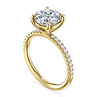 Gabriel & Co 8.5 Engagement Ring 14K Yellow Gold Contemporary ER16570R10Y44JJ