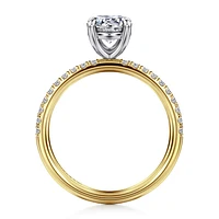 Gabriel & Co 6.5 Engagement Ring 14K Gold Contemporary ER16570R4M44JJ