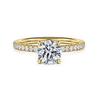 Gabriel & Co 6.5 Engagement Ring 14K Yellow Gold Contemporary ER16570R4Y44JJ