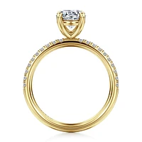 Gabriel & Co 6.5 Engagement Ring 14K Yellow Gold Contemporary ER16570R4Y44JJ