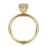 Gabriel & Co 7.4 Engagement Ring 14K Yellow Gold Contemporary ER16570R6Y44JJ