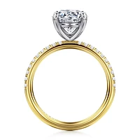 Gabriel & Co 8 Engagement Ring 14K Gold Contemporary ER16570R8M44JJ