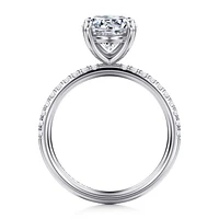 Gabriel & Co 8 Engagement Ring 14K White Gold Contemporary ER16570R8W44JJ