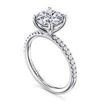 Gabriel & Co 8 Engagement Ring 14K White Gold Contemporary ER16570R8W44JJ
