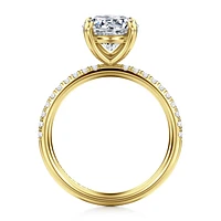 Gabriel & Co 8 Engagement Ring 14K Yellow Gold Contemporary ER16570R8Y44JJ