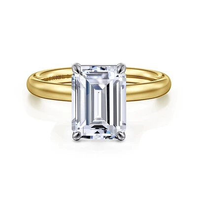 Gabriel & Co 9.5X7 Engagement Ring 14K Gold Contemporary ER16571E12M4JJJ