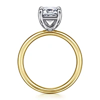 Gabriel & Co 9.5X7 Engagement Ring 14K Gold Contemporary ER16571E12M4JJJ
