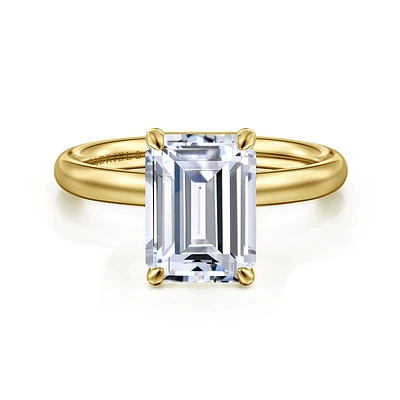 Gabriel & Co 9.5X7 Engagement Ring 14K Yellow Gold Contemporary ER16571E12Y4JJJ