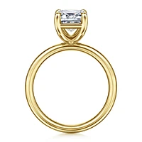 Gabriel & Co 9.5X7 Engagement Ring 14K Yellow Gold Contemporary ER16571E12Y4JJJ