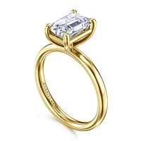 Gabriel & Co 8.5X6 Engagement Ring 14K Yellow Gold Contemporary ER16571E8Y4JJJ