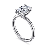Gabriel & Co 11X7.2 Engagement Ring 14K White Gold Contemporary ER16571O10W4JJJ