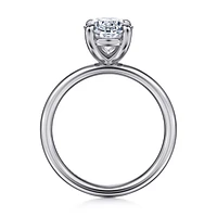 Gabriel & Co 11.5X7.5 Engagement Ring 14K White Gold Contemporary ER16571O12W4JJJ