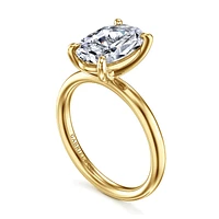 Gabriel & Co 11.5X7.5 Engagement Ring 14K Yellow Gold Contemporary ER16571O12Y4JJJ