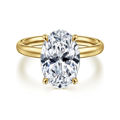 Gabriel & Co 13X8.5 Engagement Ring 14K Yellow Gold Contemporary ER16571O16Y4JJJ