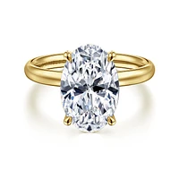 Gabriel & Co 13X8.5 Engagement Ring 14K Yellow Gold Contemporary ER16571O16Y4JJJ