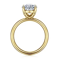 Gabriel & Co 13X8.5 Engagement Ring 14K Yellow Gold Contemporary ER16571O16Y4JJJ