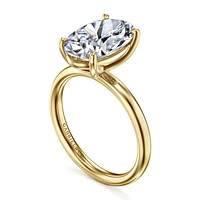 Gabriel & Co 13X8.5 Engagement Ring 14K Yellow Gold Contemporary ER16571O16Y4JJJ