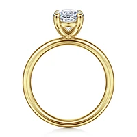 Gabriel & Co 10.5X7 Engagement Ring 14K Yellow Gold Contemporary ER16571O8Y4JJJ