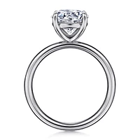 Gabriel & Co 8.5 Engagement Ring 14K White Gold Contemporary ER16571R10W4JJJ