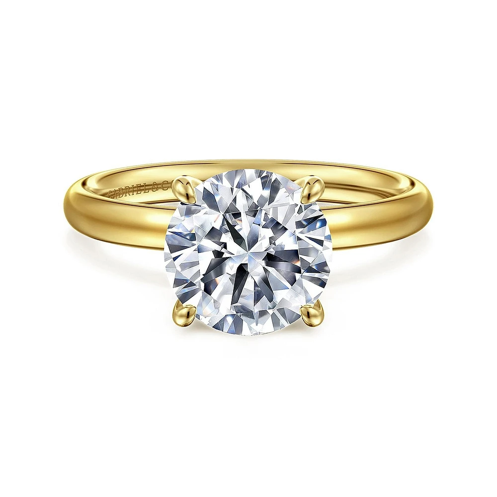 Gabriel & Co 8.5 Engagement Ring 14K Yellow Gold Contemporary ER16571R10Y4JJJ