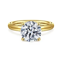 Gabriel & Co 8.5 Engagement Ring 14K Yellow Gold Contemporary ER16571R10Y4JJJ