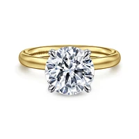 Gabriel & Co 9 Engagement Ring 14K Gold Contemporary ER16571R12M4JJJ