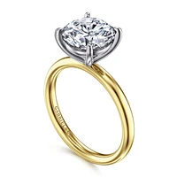 Gabriel & Co 9 Engagement Ring 14K Gold Contemporary ER16571R12M4JJJ