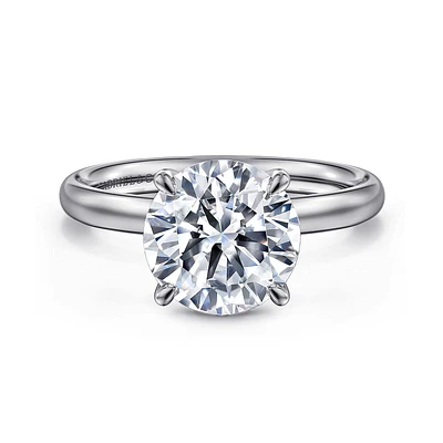 Gabriel & Co 9 Engagement Ring 14K White Gold Contemporary ER16571R12W4JJJ