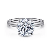Gabriel & Co 9 Engagement Ring 14K White Gold Contemporary ER16571R12W4JJJ