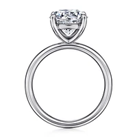 Gabriel & Co 9 Engagement Ring 14K White Gold Contemporary ER16571R12W4JJJ