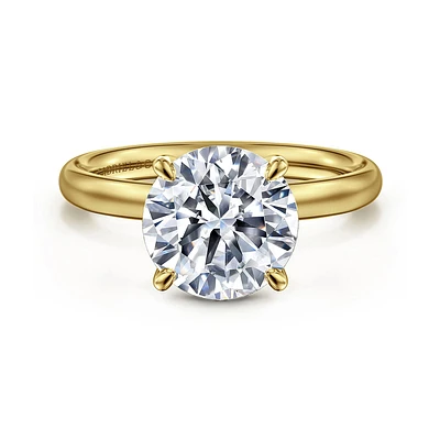 Gabriel & Co 9 Engagement Ring 14K Yellow Gold Contemporary ER16571R12Y4JJJ