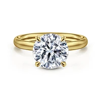 Gabriel & Co 9 Engagement Ring 14K Yellow Gold Contemporary ER16571R12Y4JJJ