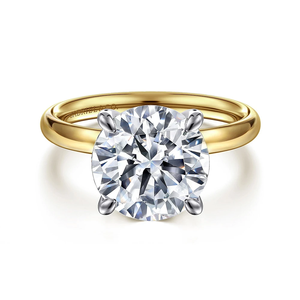Gabriel & Co 10 Engagement Ring 14K Gold Contemporary ER16571R16M4JJJ