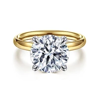 Gabriel & Co 10 Engagement Ring 14K Gold Contemporary ER16571R16M4JJJ