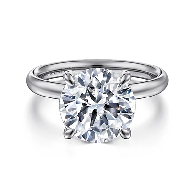 Gabriel & Co 10 Engagement Ring 14K White Gold Contemporary ER16571R16W4JJJ