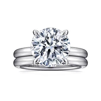 Gabriel & Co 10 Engagement Ring 14K White Gold Contemporary ER16571R16W4JJJ