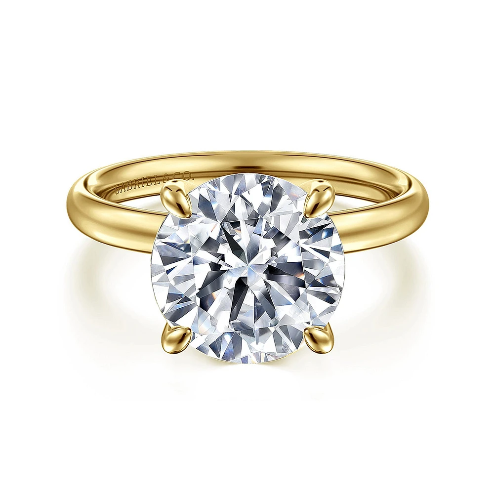 Gabriel & Co 10 Engagement Ring 14K Yellow Gold Contemporary ER16571R16Y4JJJ