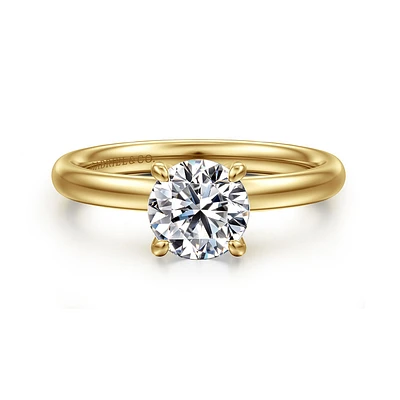 Gabriel & Co 6.5 Engagement Ring 14K Yellow Gold Contemporary ER16571R4Y4JJJ