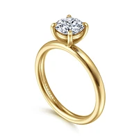 Gabriel & Co 6.5 Engagement Ring 14K Yellow Gold Contemporary ER16571R4Y4JJJ