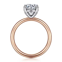 Gabriel & Co 8 Engagement Ring 14K Two-Tone Gold Contemporary ER16571R8T4JJJ