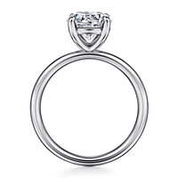 Gabriel & Co 8 Engagement Ring 14K White Gold Contemporary ER16571R8W4JJJ