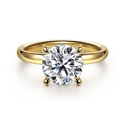 Gabriel & Co 8 Engagement Ring 14K Yellow Gold Contemporary ER16571R8Y4JJJ