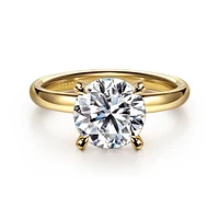 Gabriel & Co 8 Engagement Ring 14K Yellow Gold Contemporary ER16571R8Y4JJJ