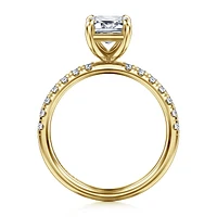 Gabriel & Co 8.5X6 Engagement Ring 14K Yellow Gold Contemporary ER16572E8Y44JJ
