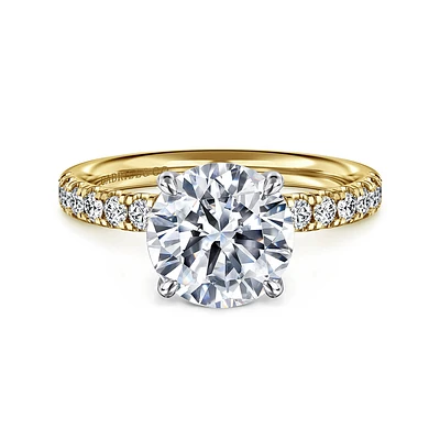 Gabriel & Co 8.5 Engagement Ring 14K Gold Contemporary ER16572R10M44JJ
