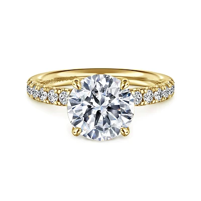 Gabriel & Co 8.5 Engagement Ring 14K Yellow Gold Contemporary ER16572R10Y44JJ