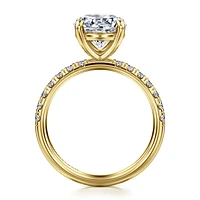 Gabriel & Co 8.5 Engagement Ring 14K Yellow Gold Contemporary ER16572R10Y44JJ